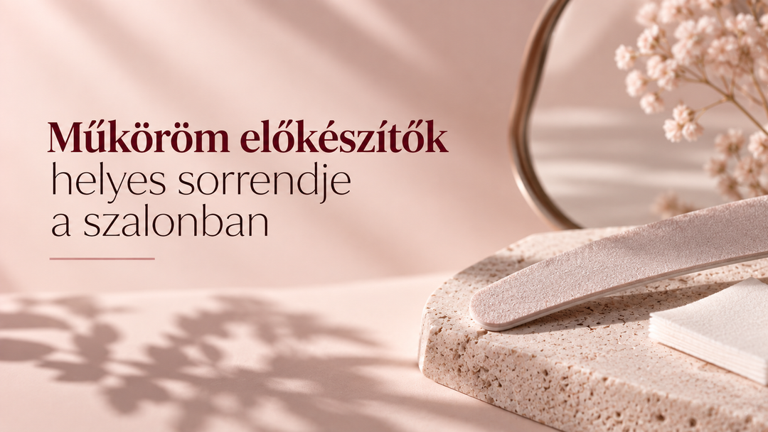 Műköröm előkészítők helyes sorrendje a szalonban