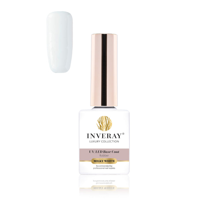 INVERAY UV/LED Rubber Base Coat Milky White 10 ml