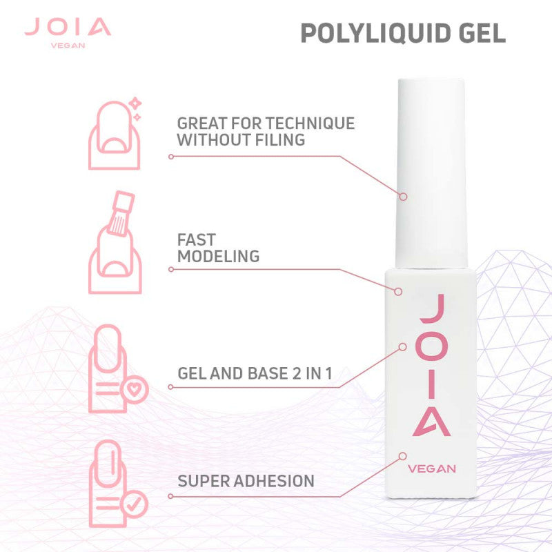 JOIA vegan PolyLiquid Gel 18 Warm Root 8 ml