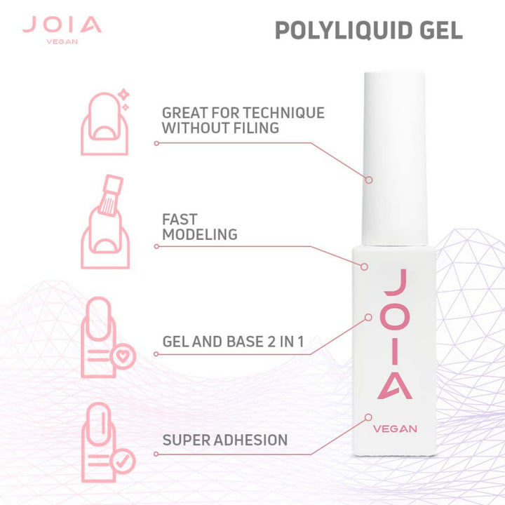 JOIA vegan PolyLiquid Gel 18 Warm Root 8 ml