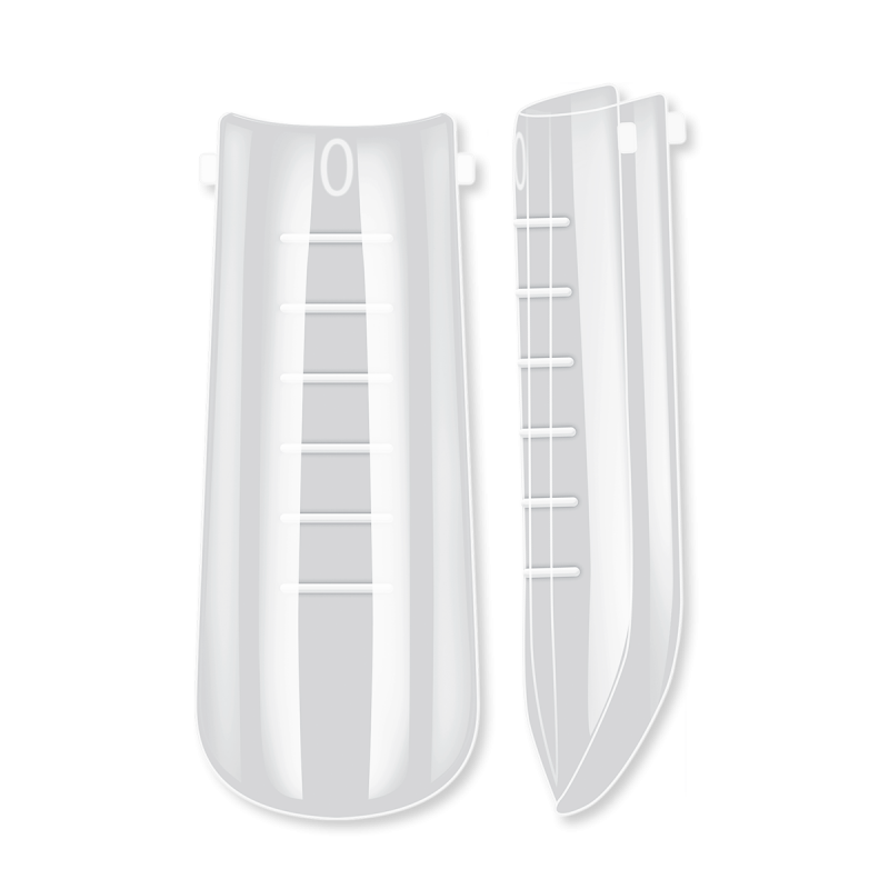 Reusable Upper Nail Forms for extensions JOIA vegan, Square 120  pcs.