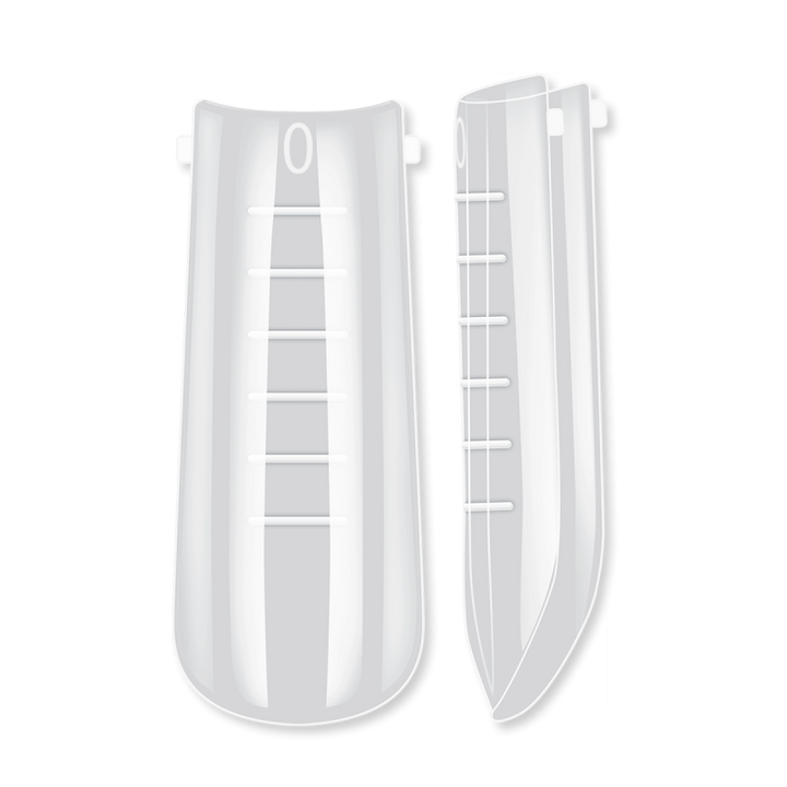 Reusable Upper Nail Forms for extensions JOIA vegan, Square 120  pcs.