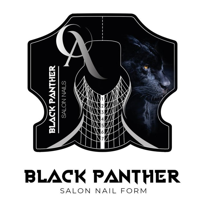 OA Nail System Black Panther Szalon Körömsablon 500 db