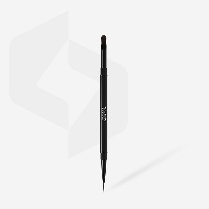 STALEKS professzionális kétvégű ecset EXPERT 03/06 – Liner 10 mm / Zselé 11 mm