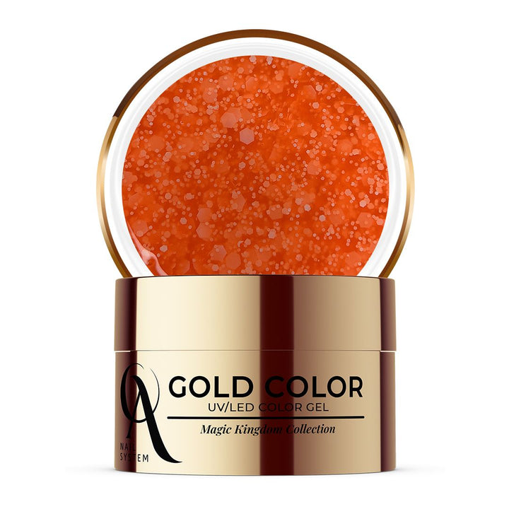 OA Nail System Magic Kingdom Orange Juice Színes Zselé 5 ml