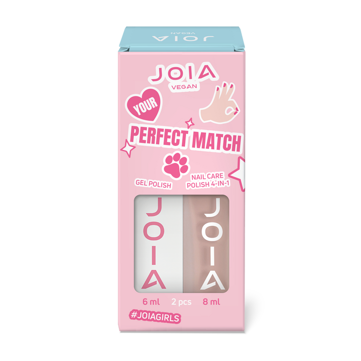 JOIA vegan Nail kit 004 Perfect match Coffee
