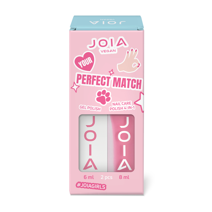 JOIA vegan nail kit 006 Perfect match Pink