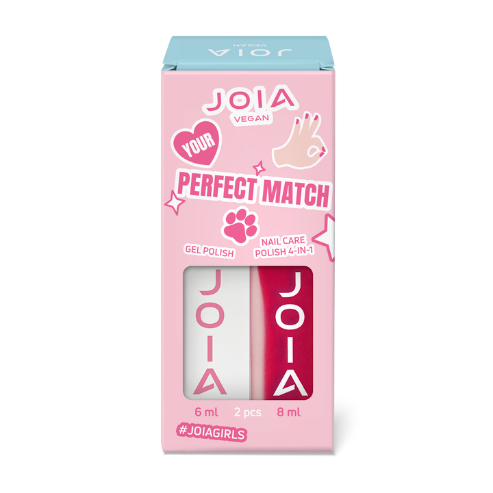 JOIA vegan Nail kit 008 Perfect match Red
