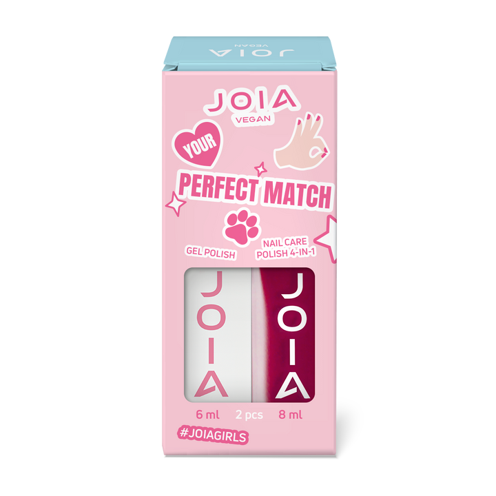 JOIA vegan Nail kit 009 Perfect match Cherry