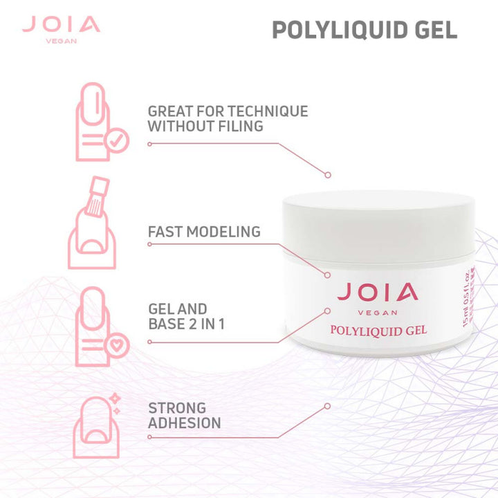 JOIA vegan PolyLiquid Gel 01 Clear 50 ml