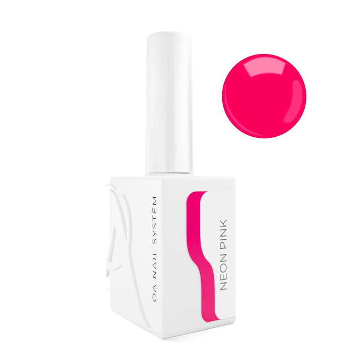 OA Nail System Hybrid Géllakk Neon Pink 10 ml