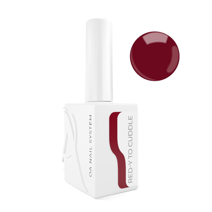 OA Nail System Hybrid Géllakk Red-y To Cuddle 10 ml