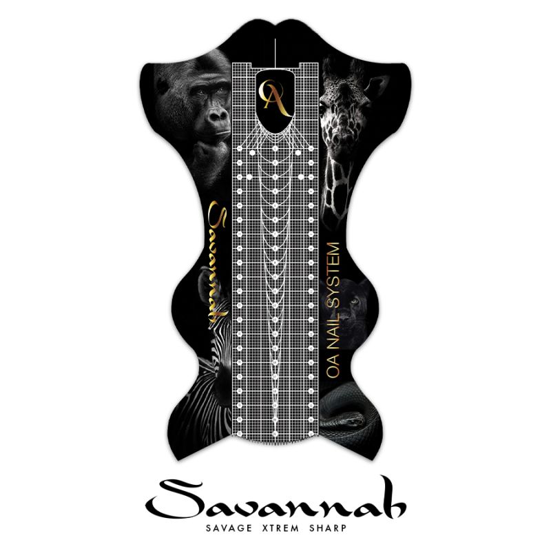 OA Nail System Savannah Extreme Sharp Körömsablon 50 db