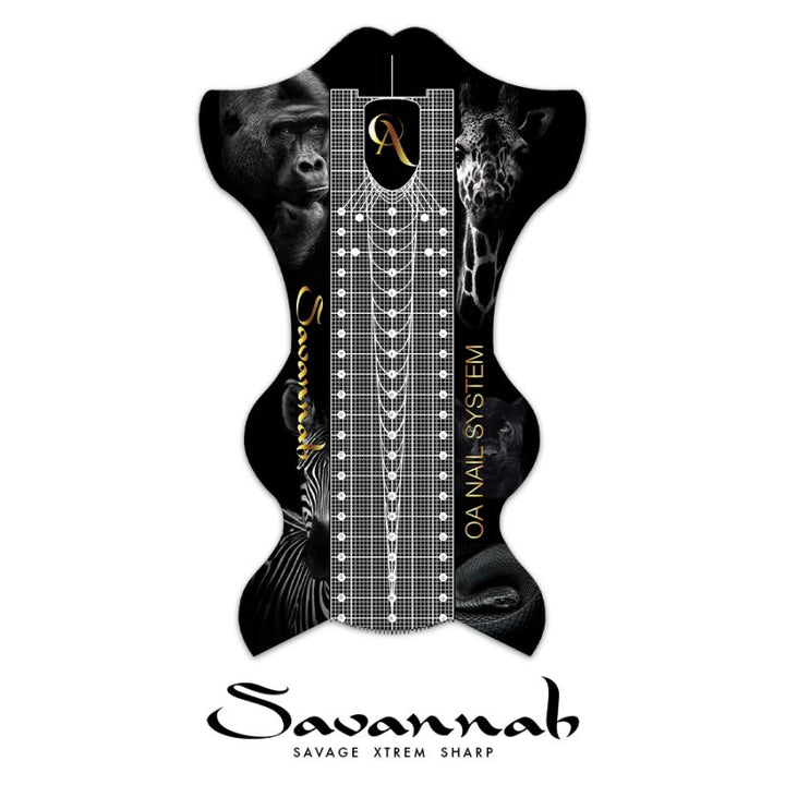 OA Nail System Savannah Extreme Sharp Körömsablon 50 db