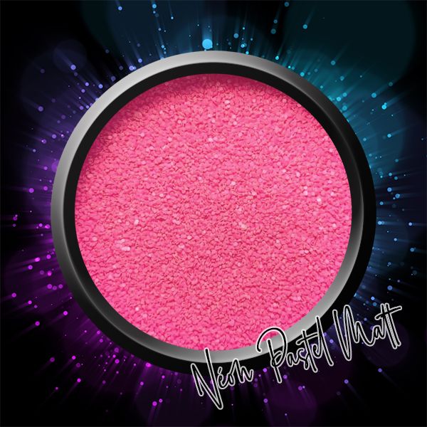 OA Nail System Neon Pasztell Matt Glitter Pink