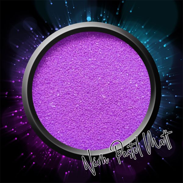 OA Nail System Neon Pasztell Matt Glitter Purple